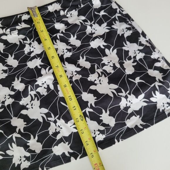 L Tranquility COLORADO black white SKORT SKIRT SHORTS LARGE - Picture 2 of 8